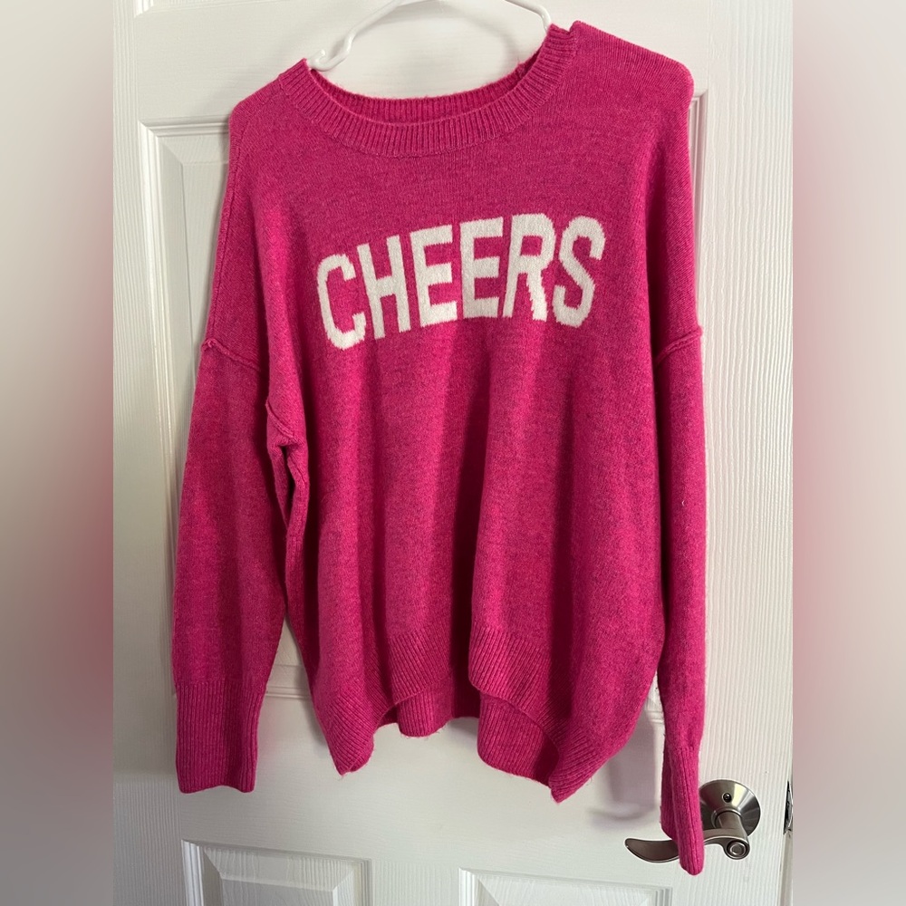 Vince Camuto Fuchsia 'Cheers' Sweater